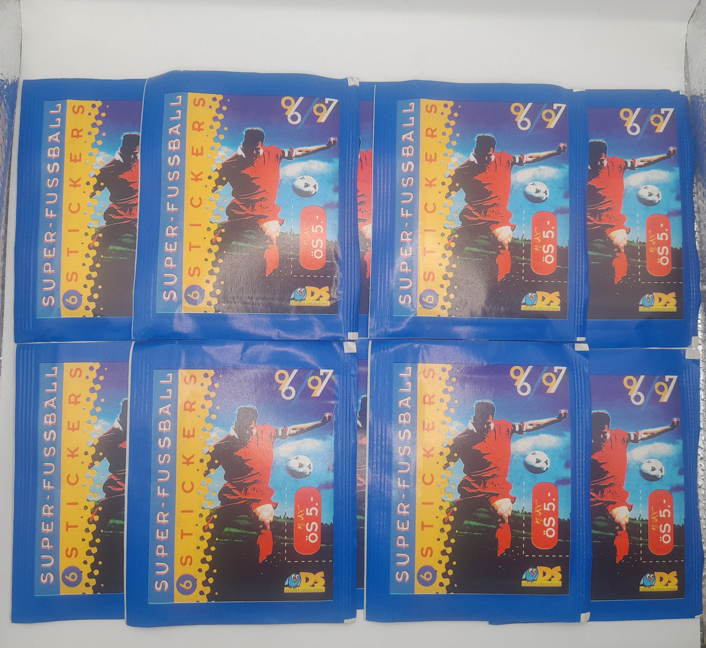 DS Super-Fussball 1996/97 10 Packets Rare