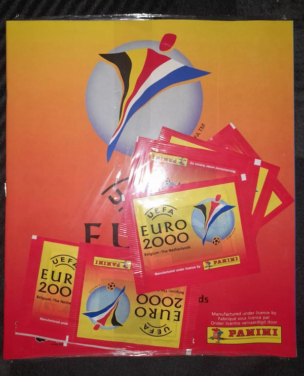 Panini Euro2000 Album + 7 packets