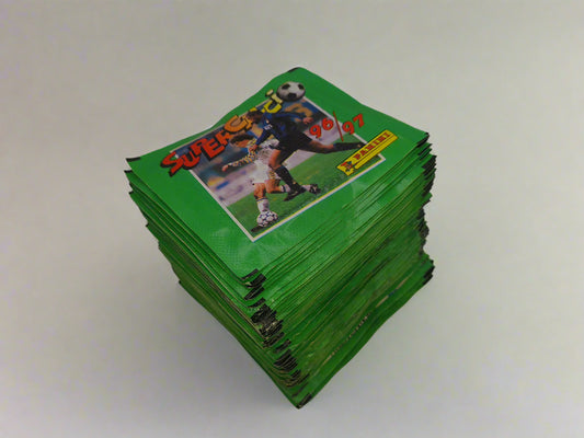 Panini SuperCalcio 1996/97 50x Packets Foot Collection Rare italy
