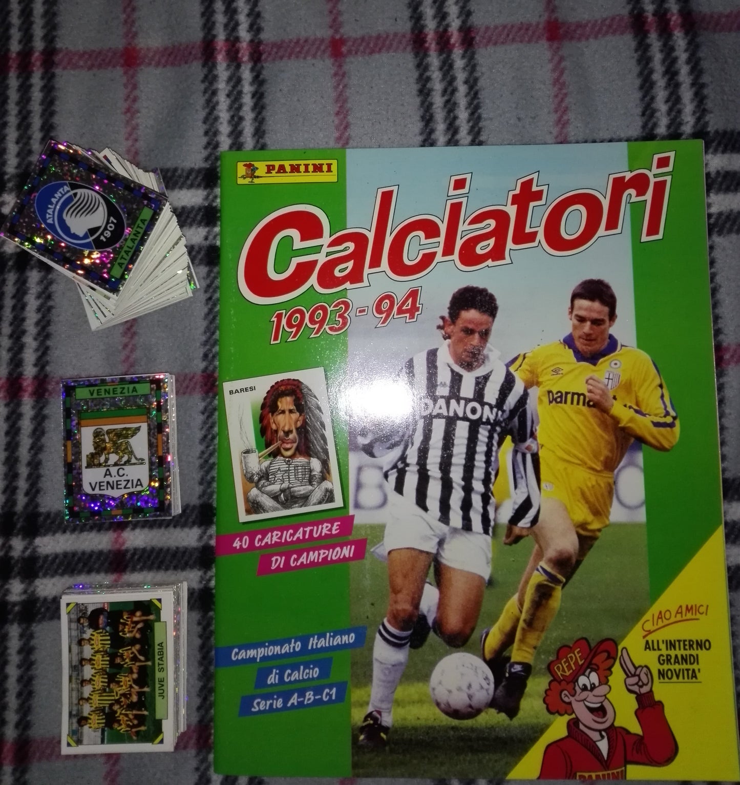 panini calciatori 1993 Collection football rare