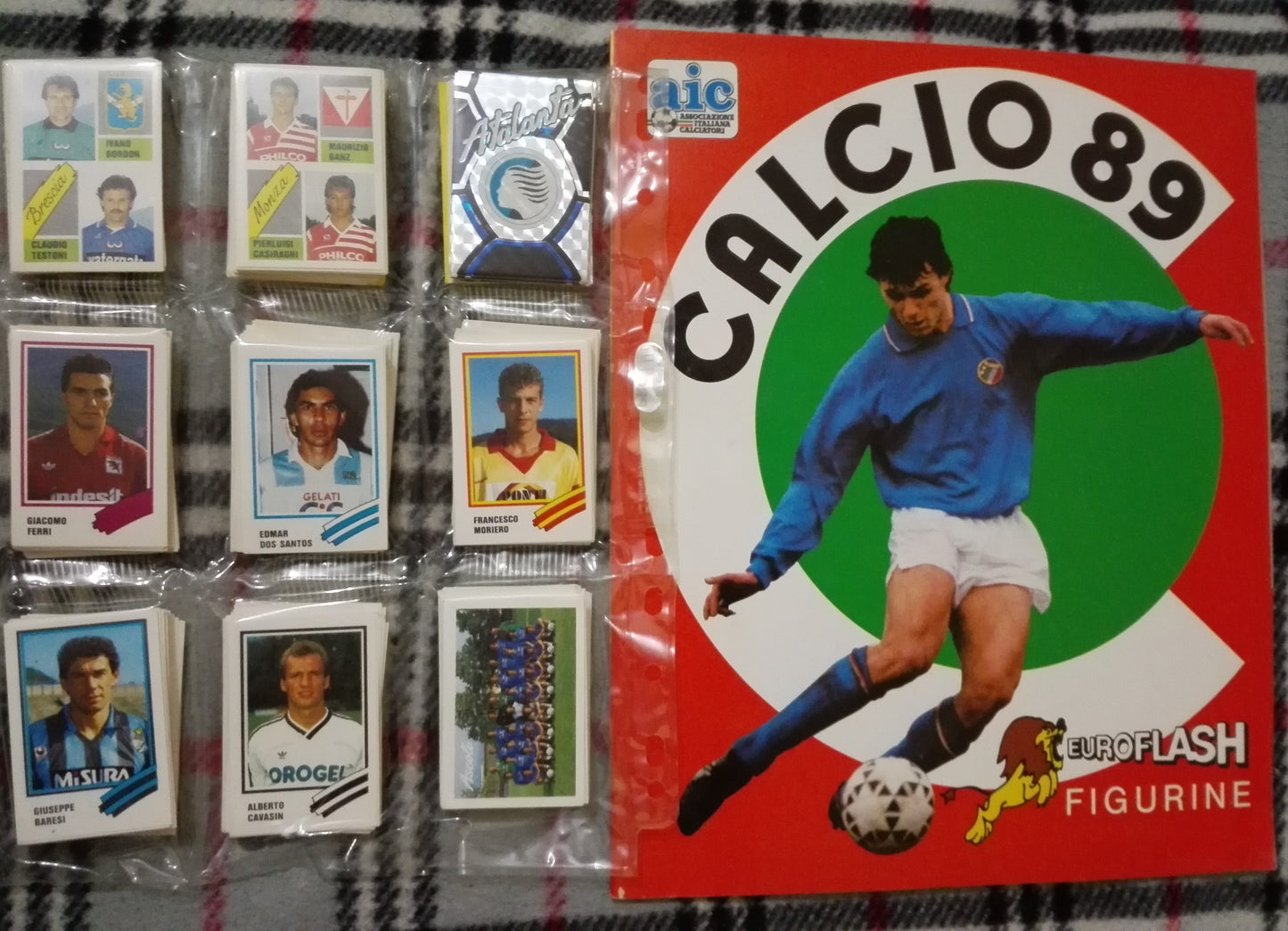 Euroflash Calcio 1989 Complete SET + Empty Album