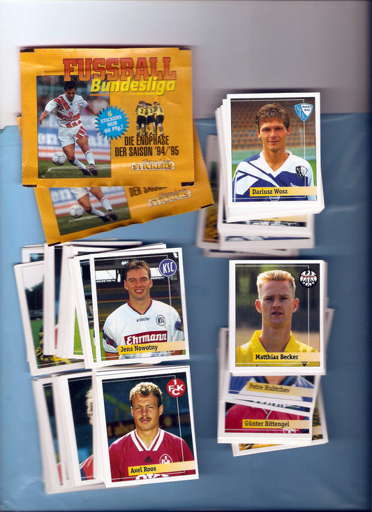 Junior Stickers Fussball Bundesliga 94/95 Complete Stickers