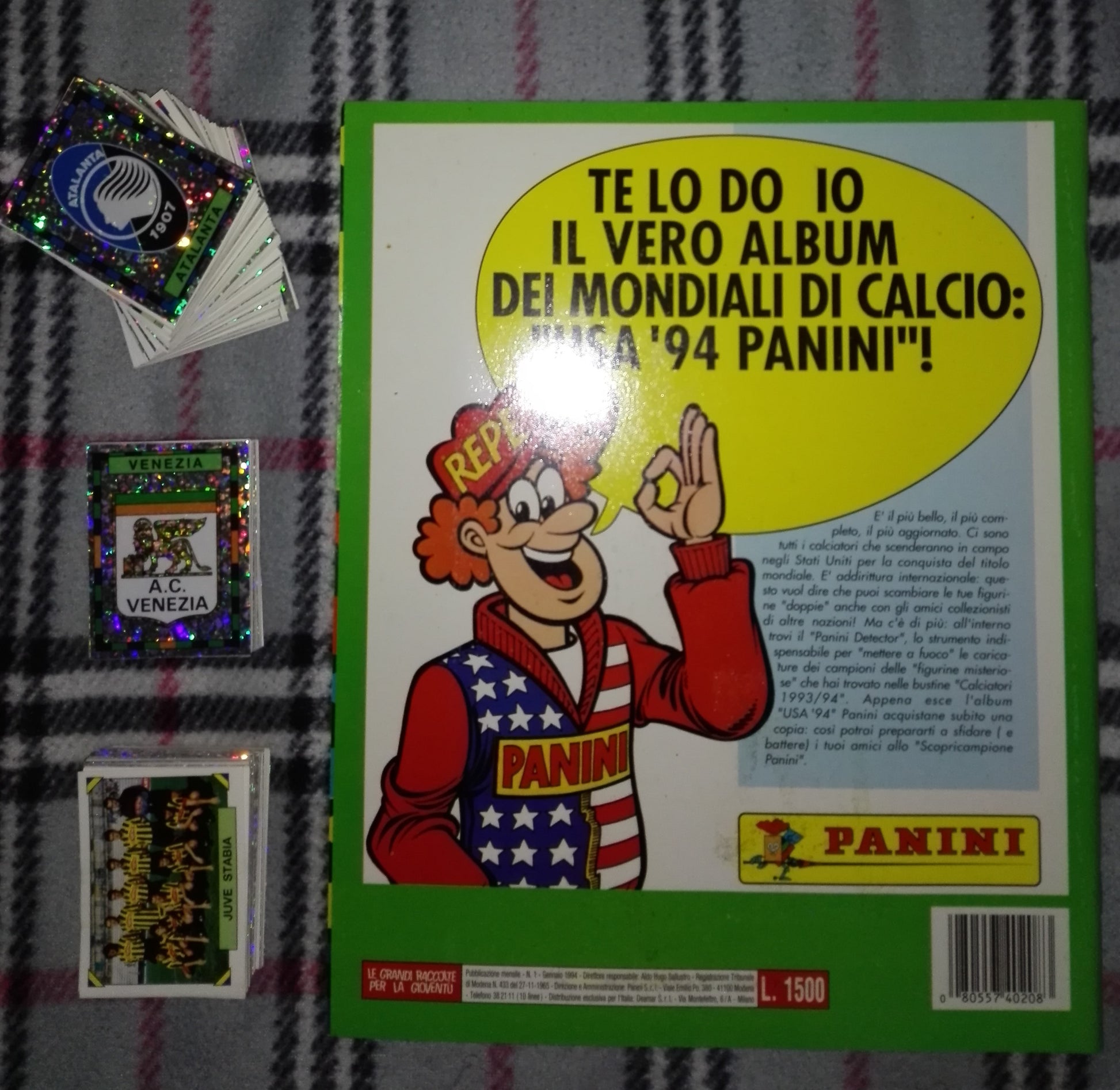 panini calciatori 1993 Collection football rare